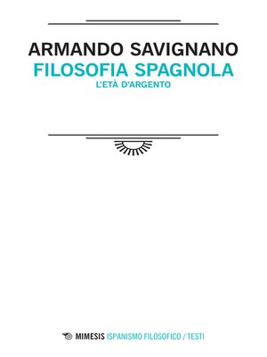 cover image of Filosofia spagnola